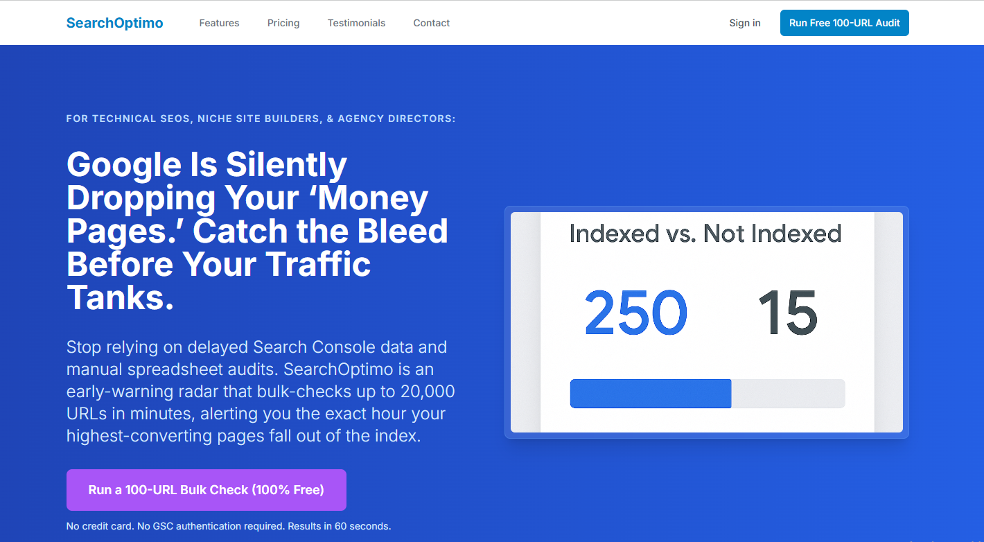Searchoptimo screenshot