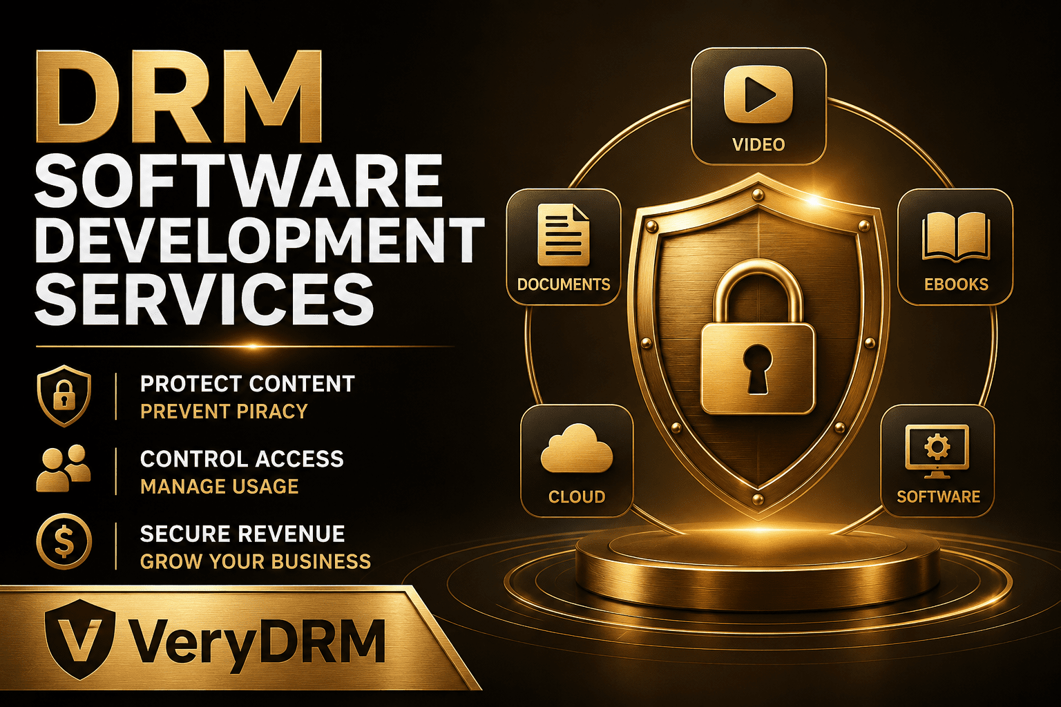 VeryDRM Content Security Platform screenshot