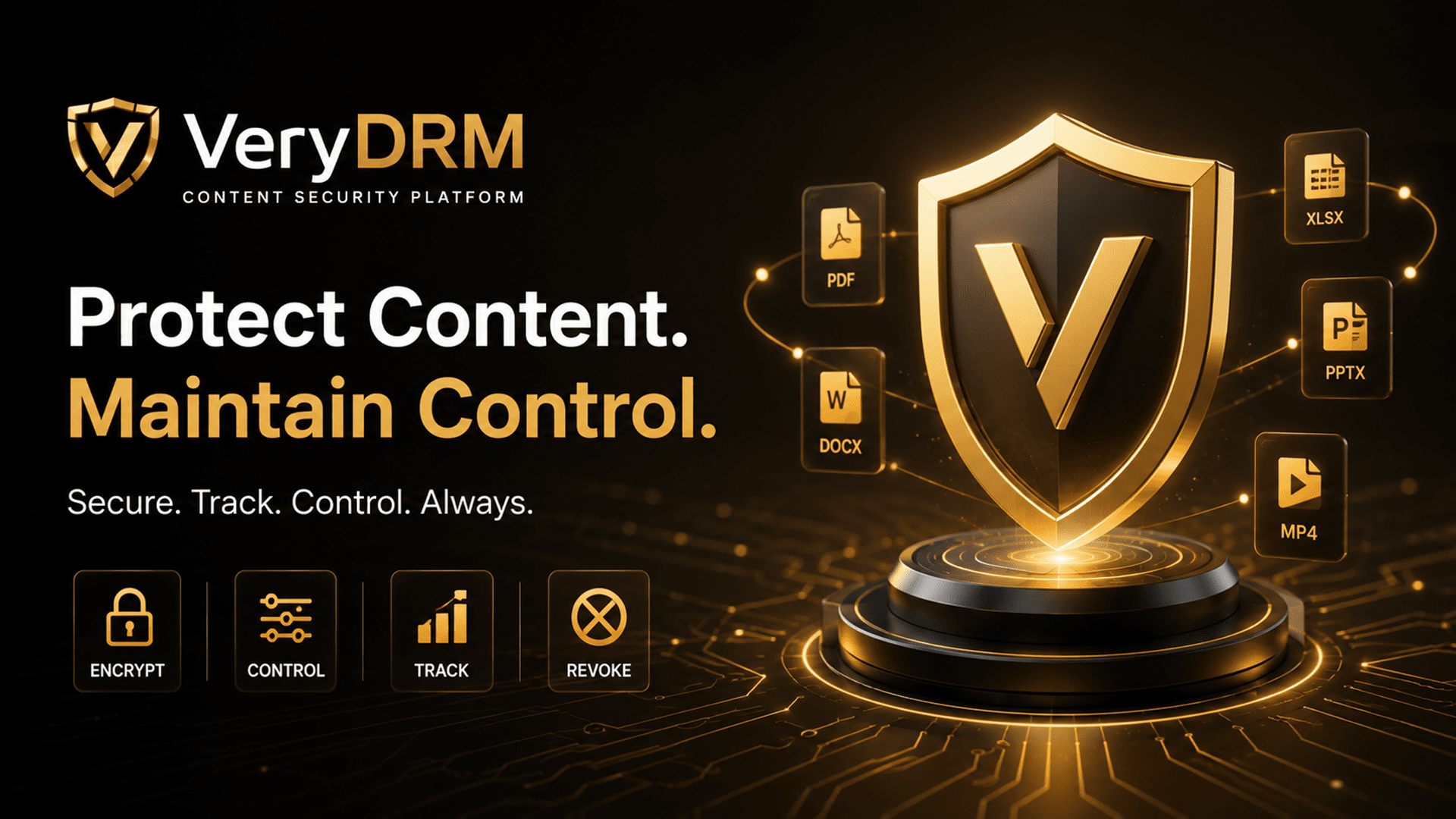 VeryDRM Content Security Platform screenshot