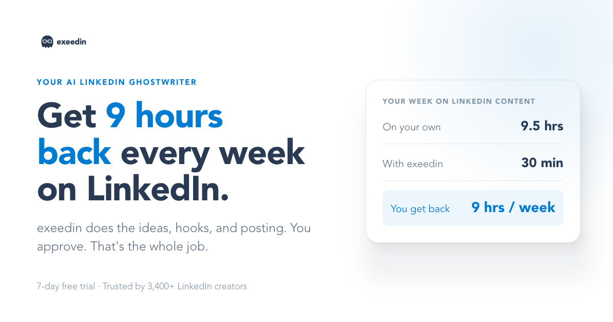 exeedin landing page preview