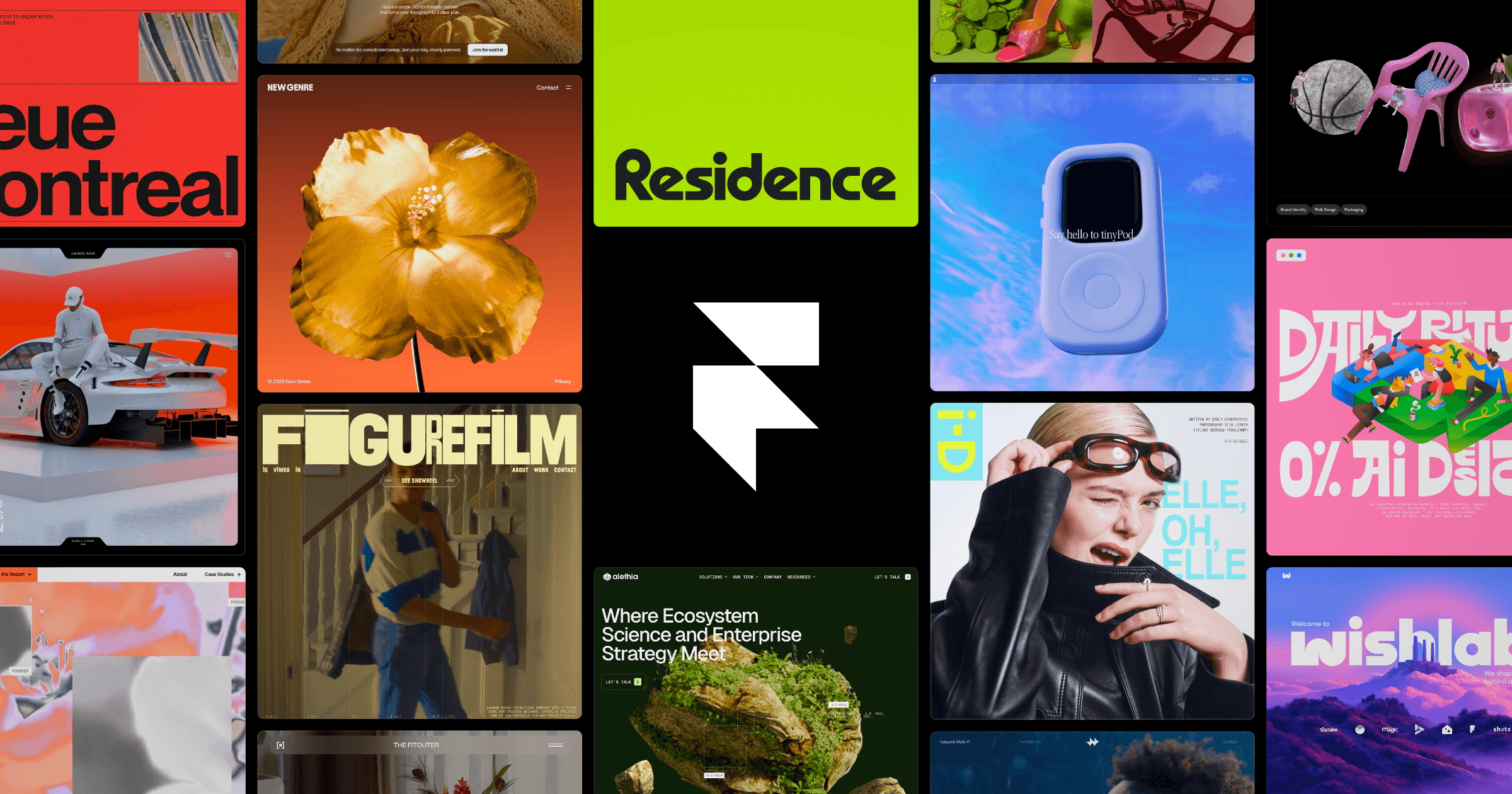 Framer landing page preview