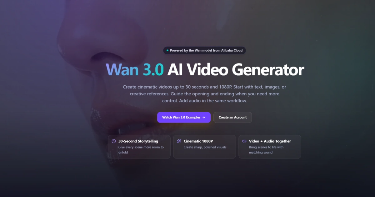 wan-30.com landing page preview