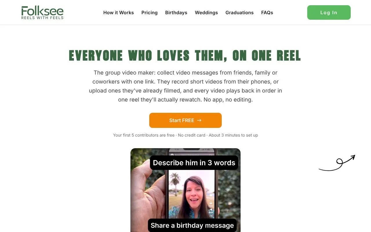 Folksee homepage screenshot