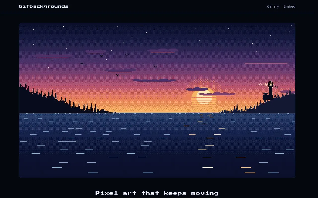 bitbackgrounds homepage screenshot