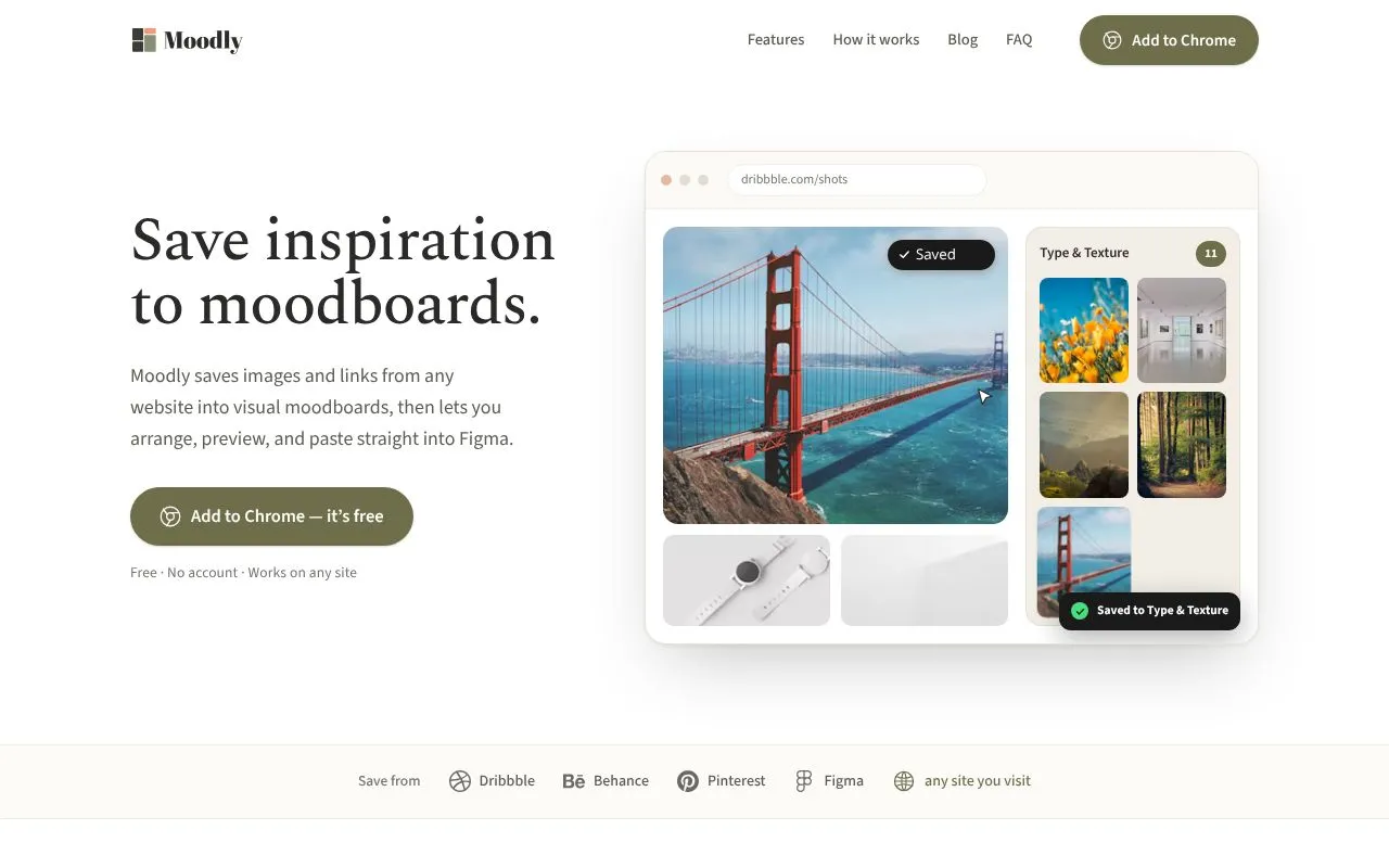 Moodly homepage screenshot