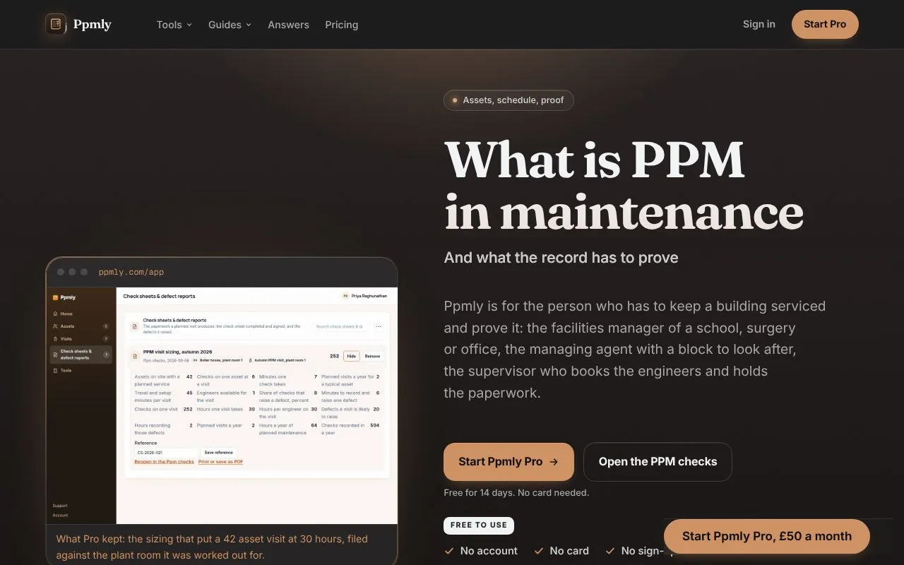 Ppmly homepage screenshot