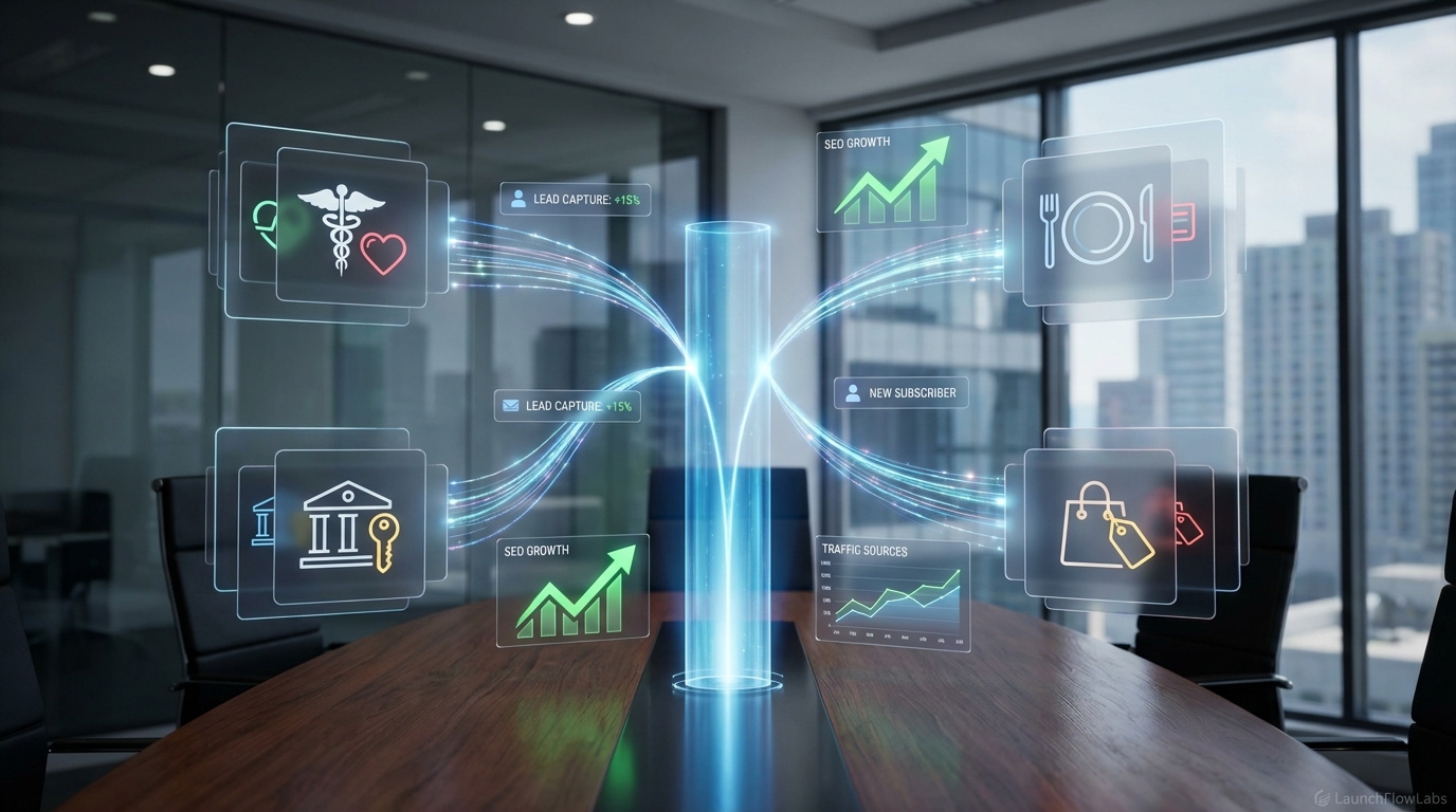 Authority via Content Marketing: Building an Ecosystem of Trust and Inbound Leads Data Visual