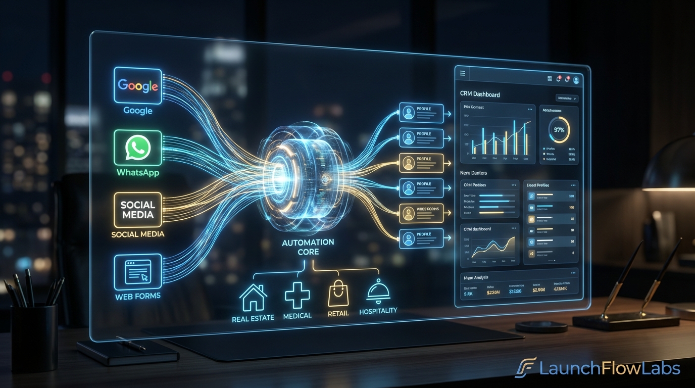 How to Capture Every Lead Automatically: The Ultimate Catch-All System Data Visual