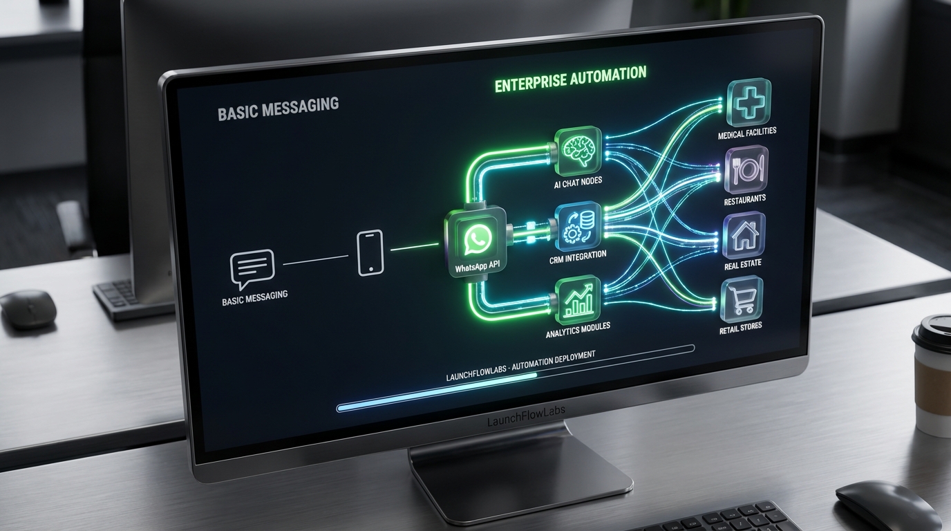 WhatsApp API vs. WhatsApp Business: The Executive Guide to Scaling Communications Data Visual