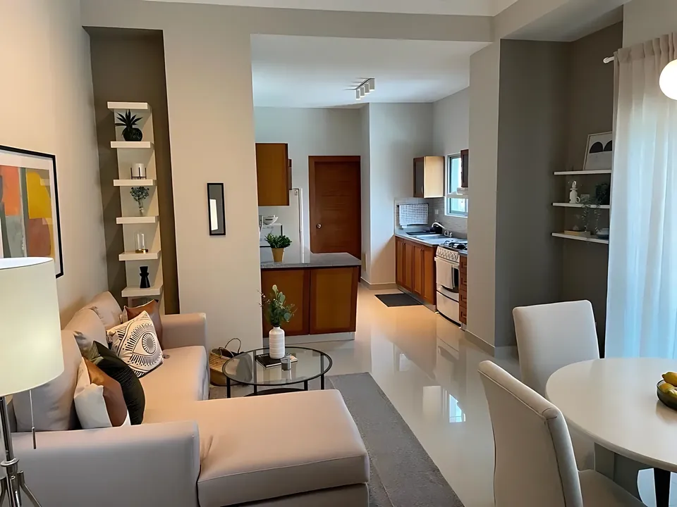 Renta Amueblado Apartamento de 1 habitación , a pasos de la Churchill