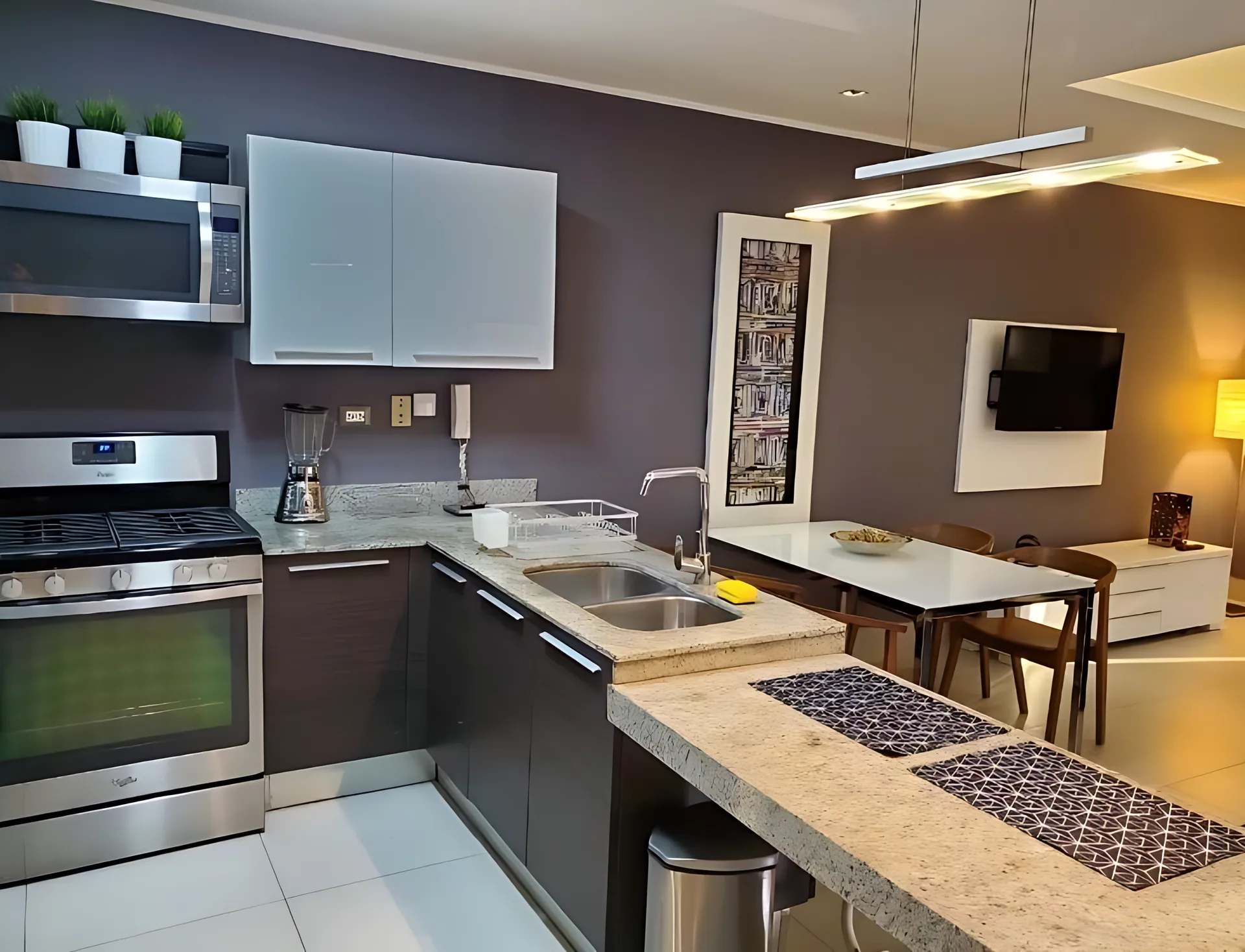 Piantini Apto. De 1 habitación , amueblado moderno ! - Foto 4