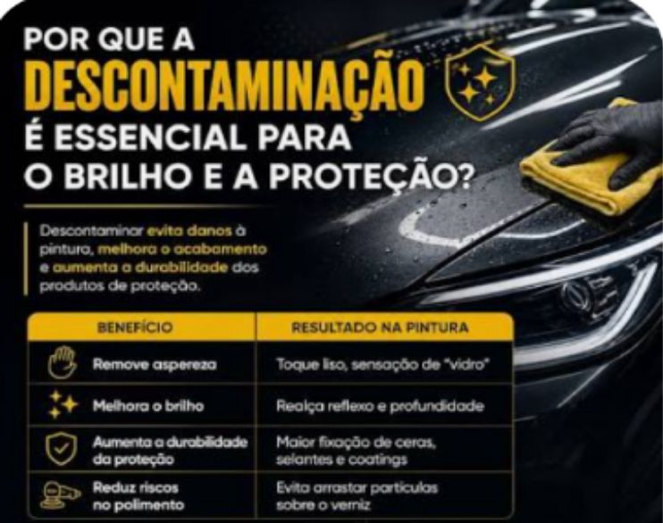 033 = LAVAGEM + DESCONTAMINACAO DE PINTURA.