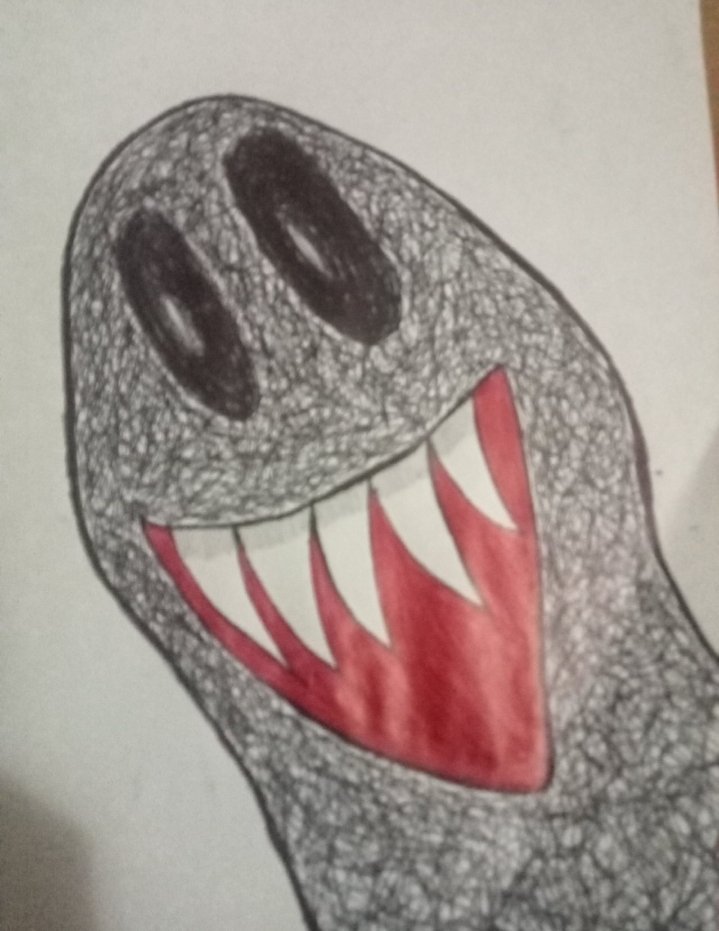 CREO DISEGNO HORROR SU FOGLIO A4