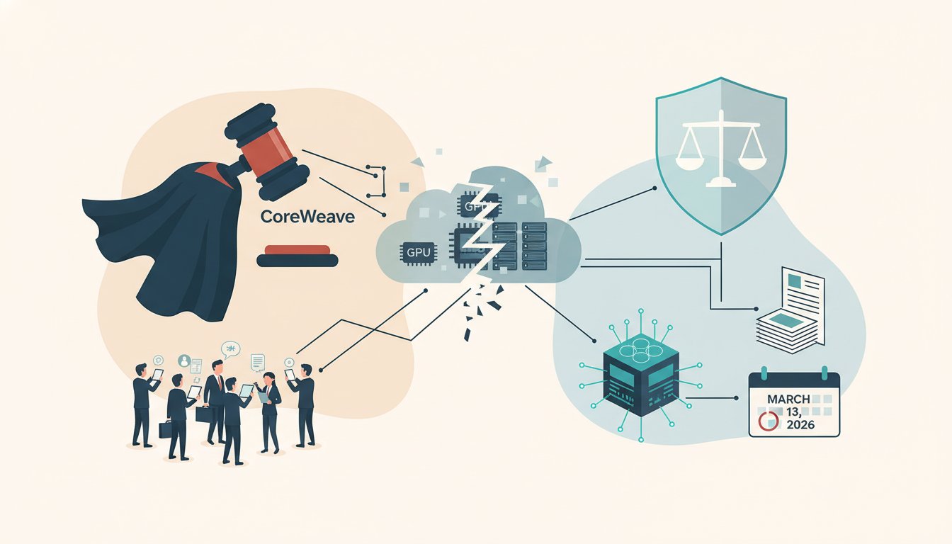 CoreWeave Securities Class Action: Key Deadlines and Implications for AI Infrastructure