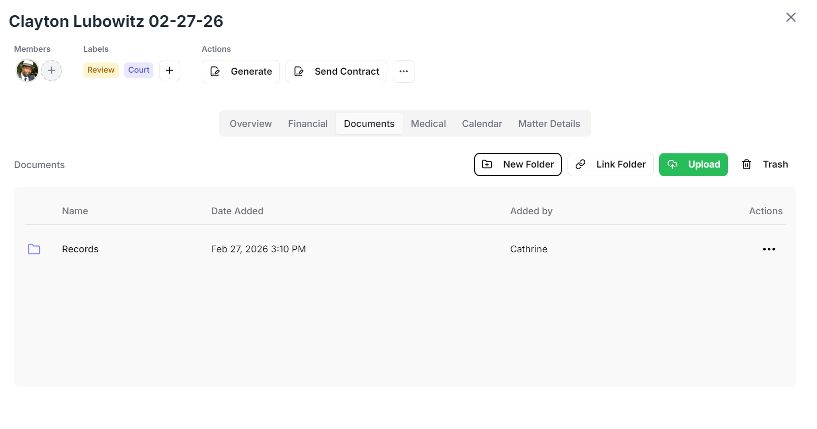 Title document management within real estate closing software