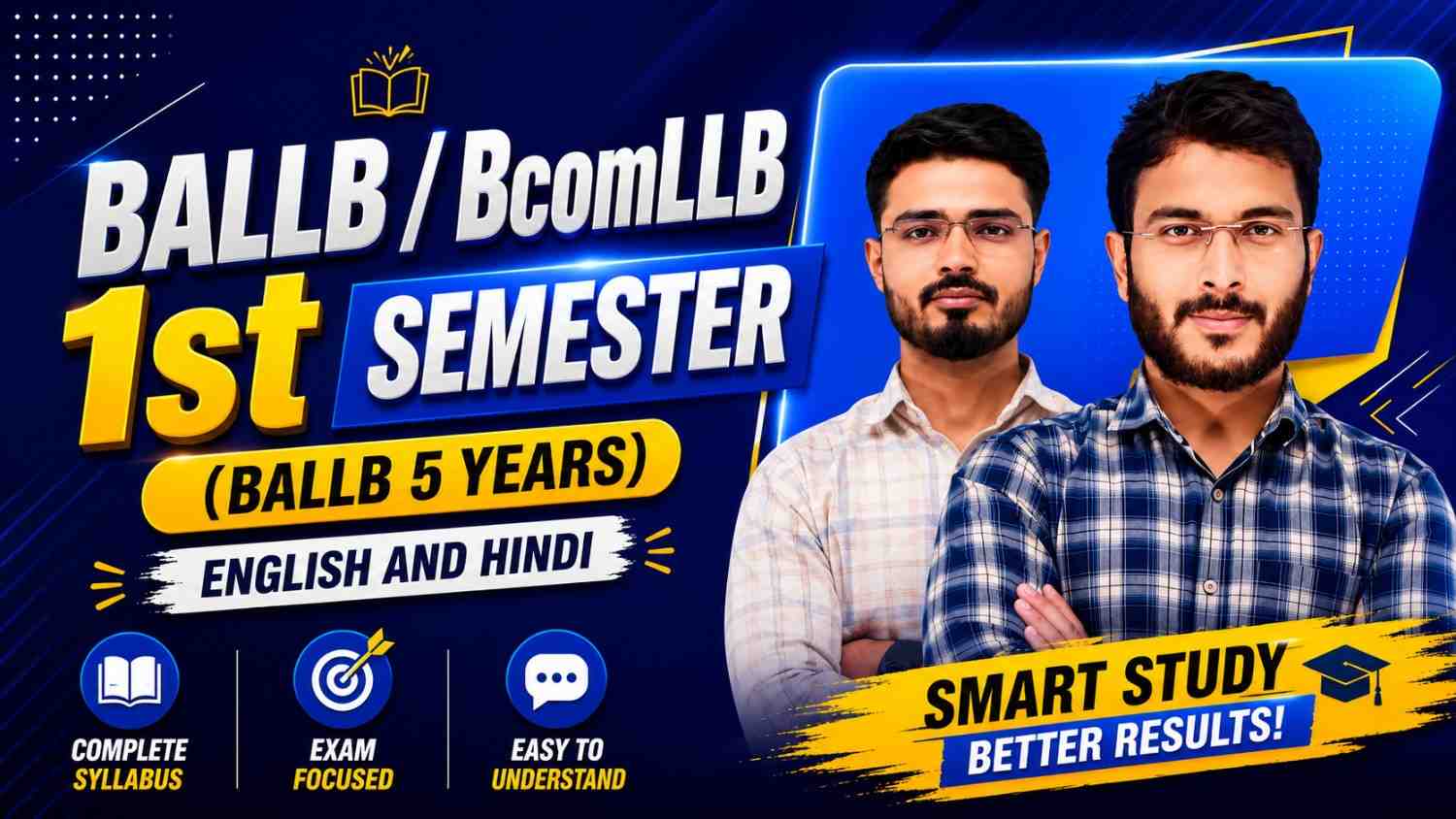 BALLB 1st Semester Course CCS and Maa Shakumbhari University