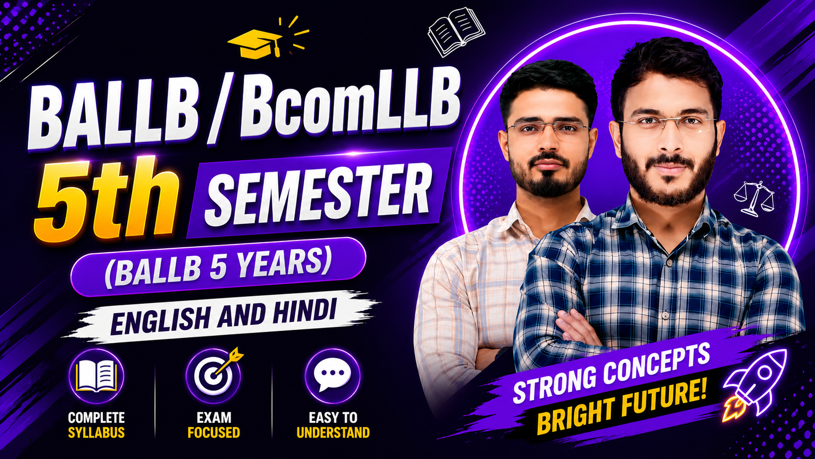 BALLB and BcomLLB 5th Semester Course CCS univeristy
