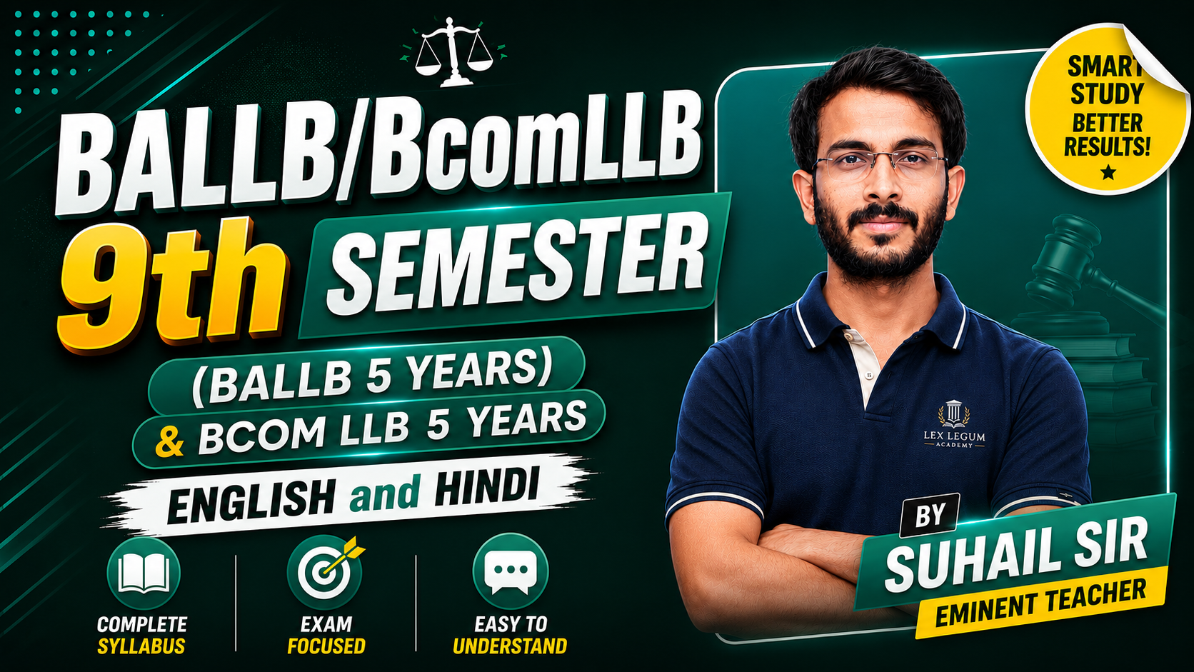 BALLB and Bcom LLB 9th Semester CCS Univeristy