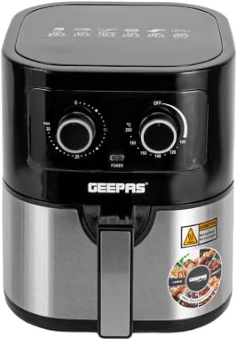 Geepas Air Fryer- GAF37541 (1600W, 4.5L)