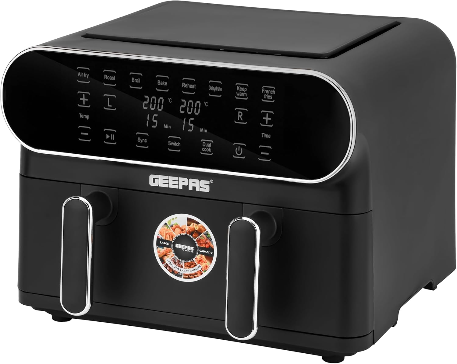Geepas Digital Air Fryer- GAF37532 (1700W, 5.5L)
