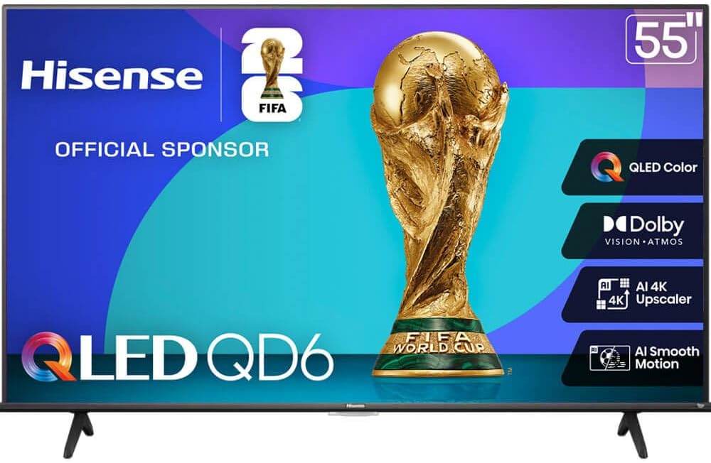 Hisense 55 inch Q6 QLED Smart TV