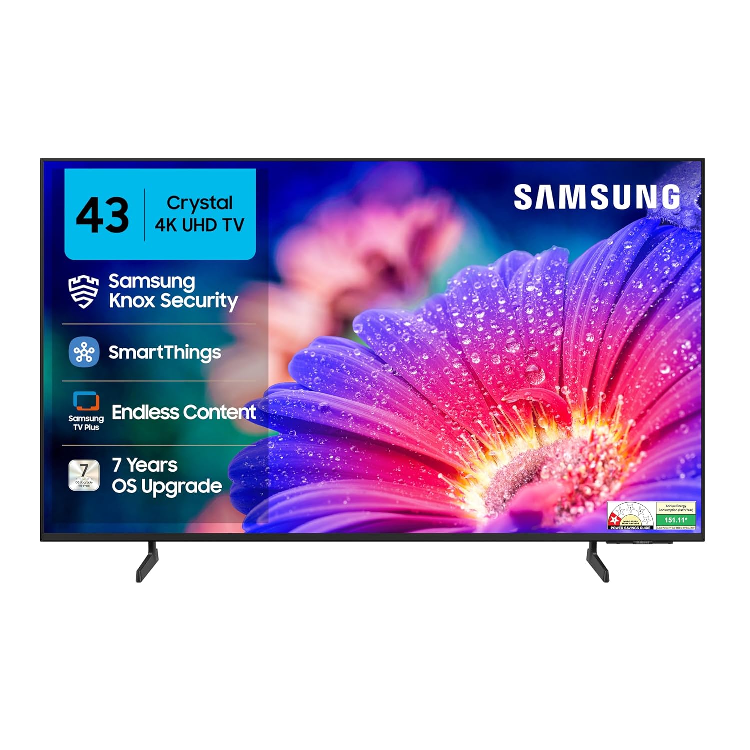 Samsung 43 inch 4K Crystal UHD Smart TV