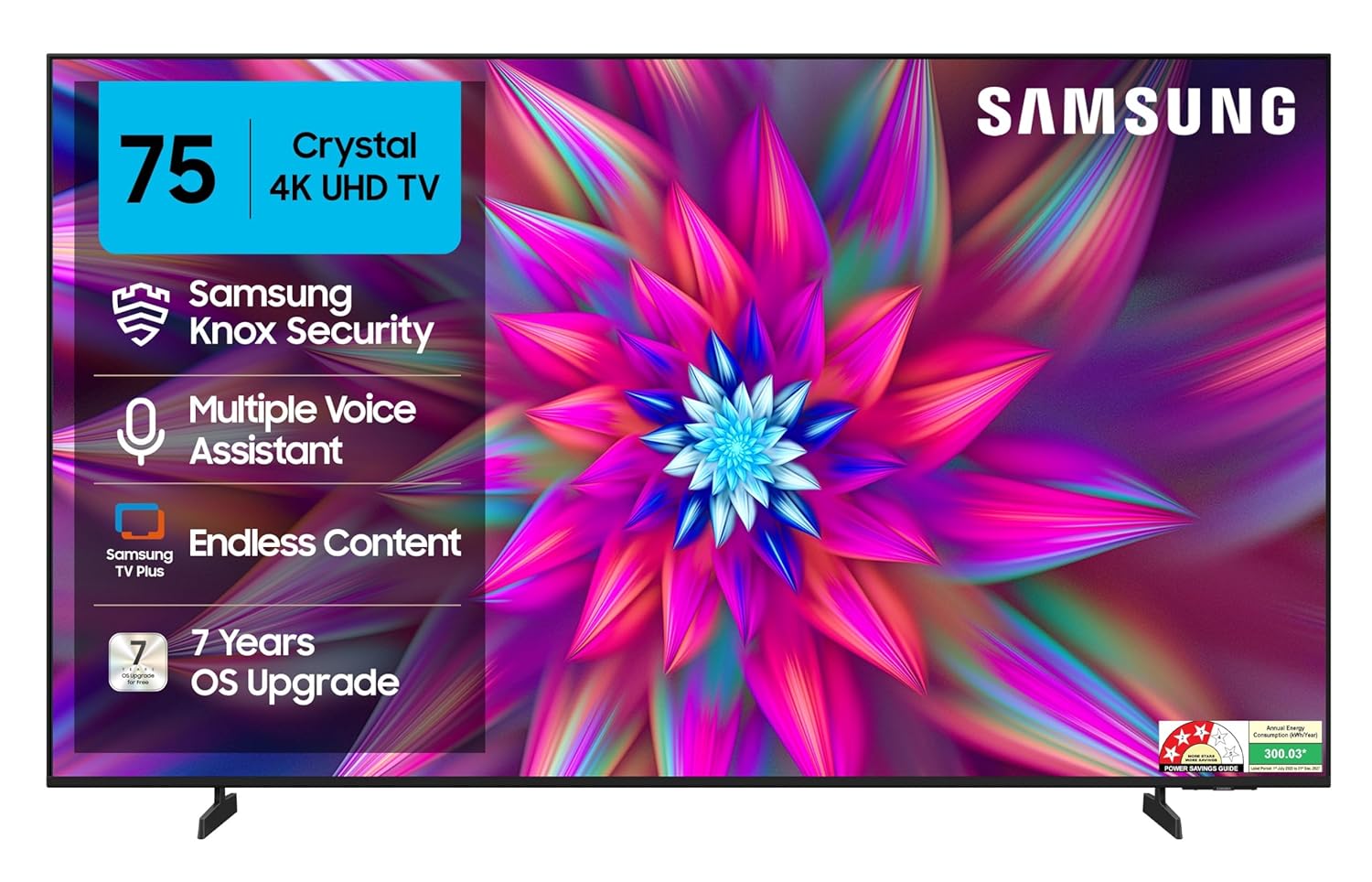 Samsung 75 inch 4K Crystal UHD Smart TV