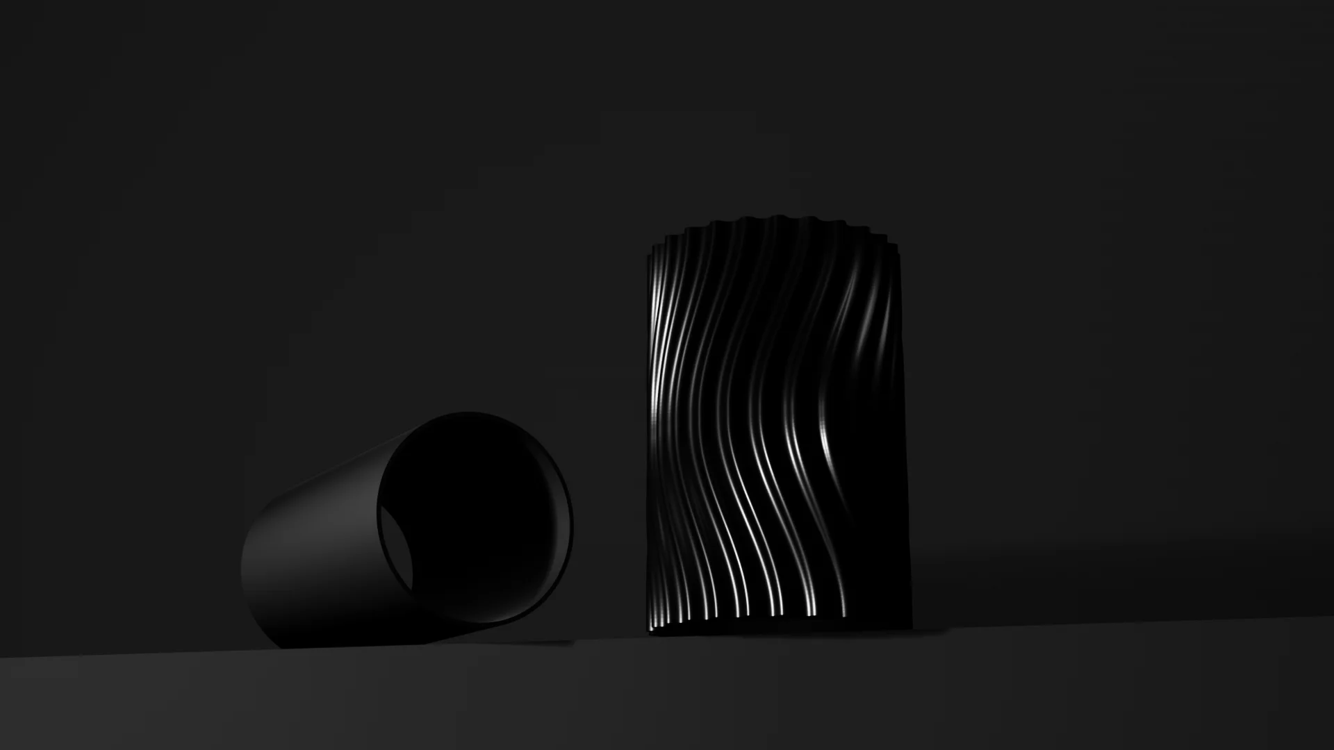 Black TITAN Wave skin with PA6-CF core