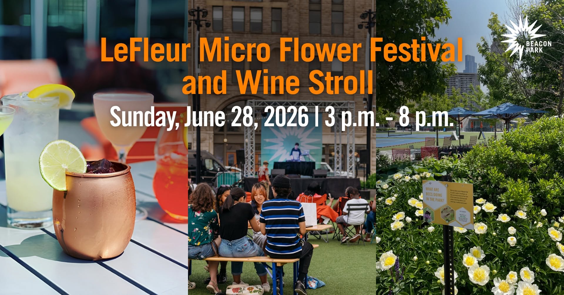 Beacon Park da la bienvenida al verano con Le Fleur Micro Flower Festival & Wine Stroll
