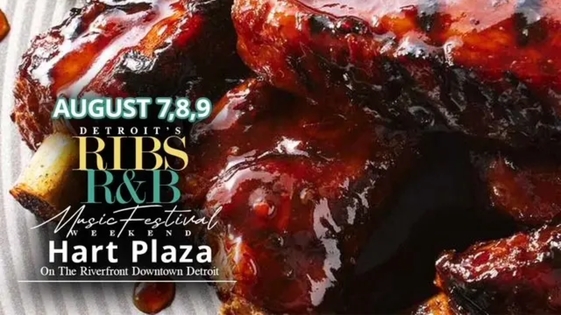 ¡Costillas, música y diversión! Regresa a Detroit el esperado Ribs R&B Music Festival