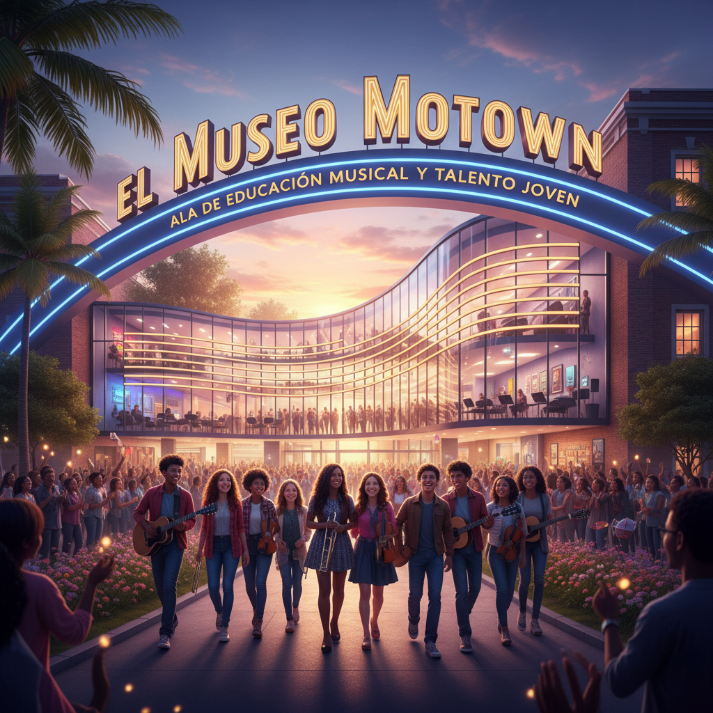 El Museo Motown inaugura nueva ala dedicada a la educación musical y el talento joven