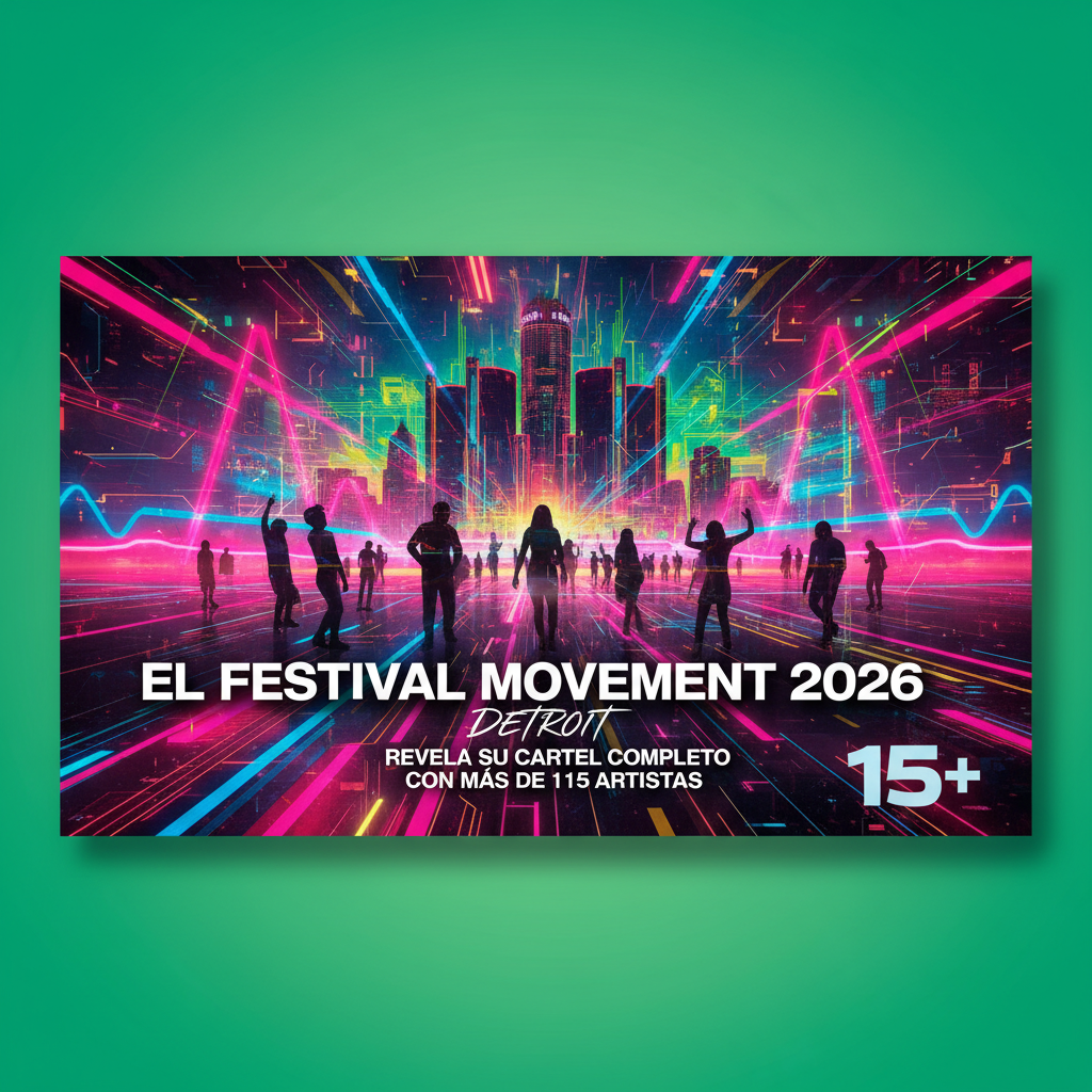 Detroit's Movement Festival 2026 Reveals Full Lineup with Over 115 Artists