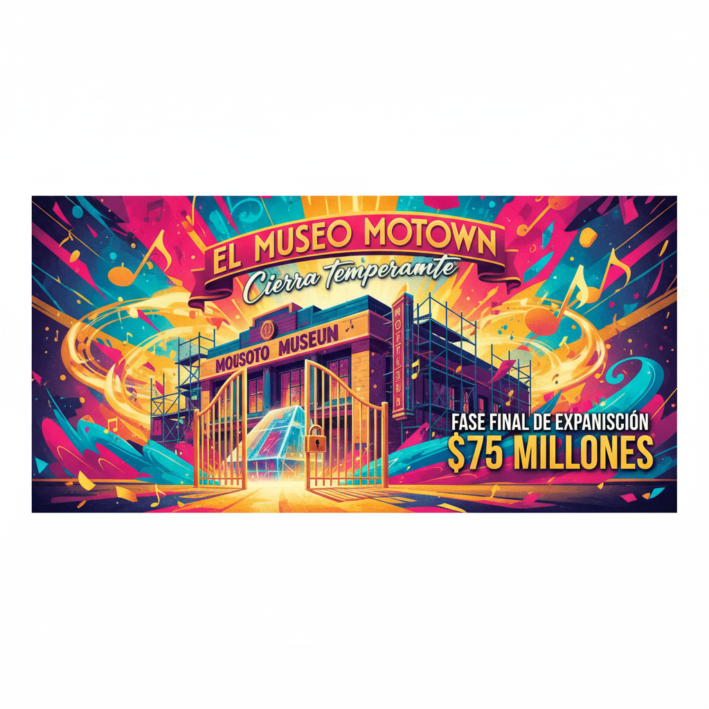 El Museo Motown cierra temporalmente para su fase final de expansión de 75 millones de dólares