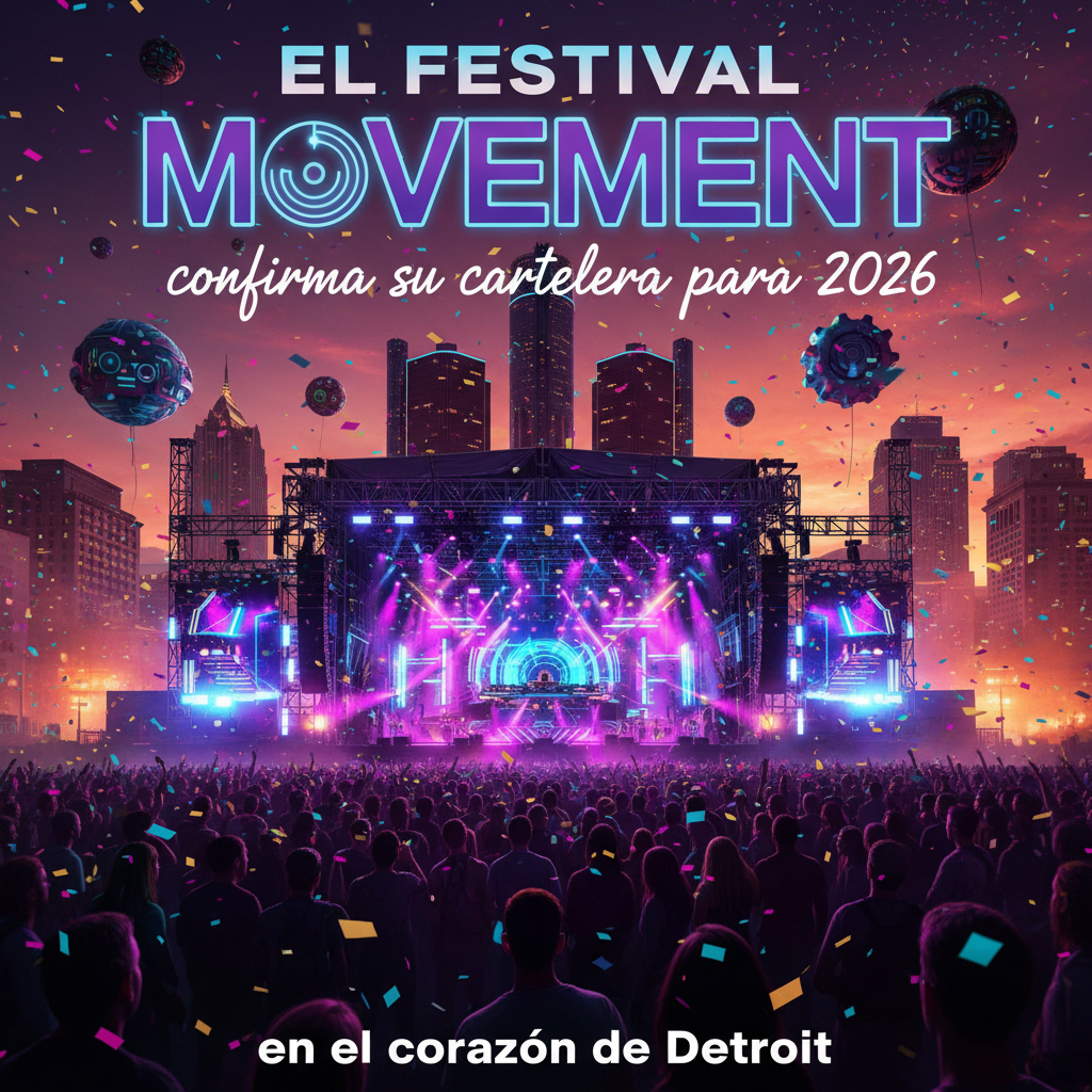 El Festival Movement confirma su cartelera para 2026 en el corazón de Detroit