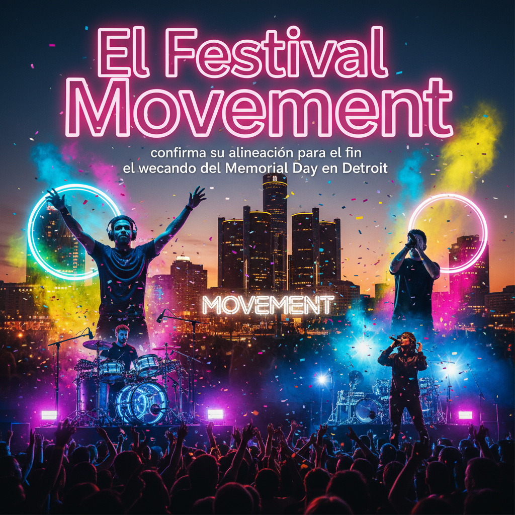 El Festival Movement confirma su alineación para el fin de semana del Memorial Day en Detroit