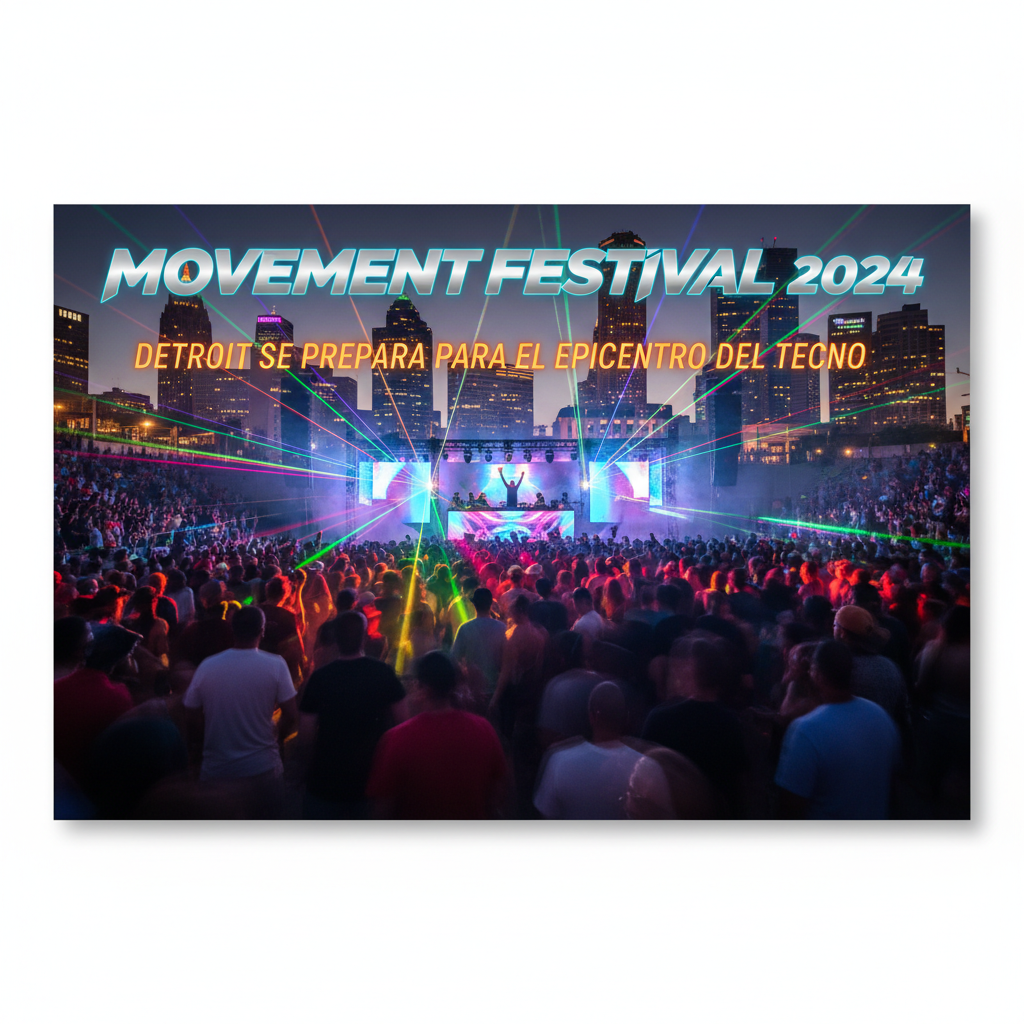 Movement Festival 2024: Detroit se prepara para el epicentro del tecno