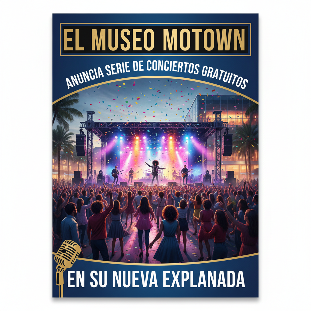 El Museo Motown anuncia serie de conciertos gratuitos en su nueva explanada