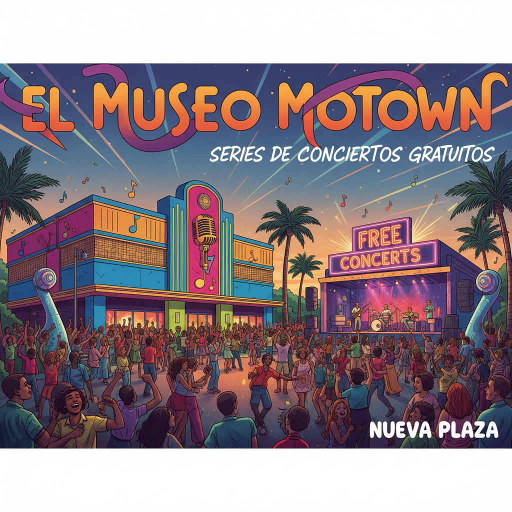 El Museo Motown anuncia serie de conciertos gratuitos en su nueva plaza
