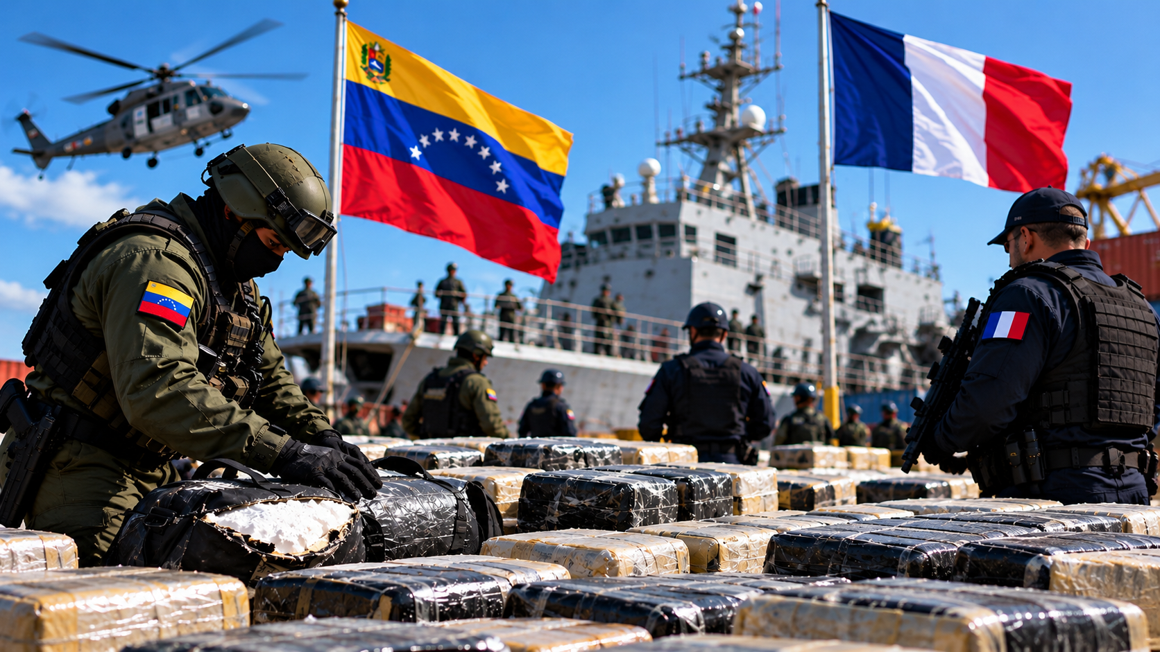 Incautadas 2,9 toneladas de drogas en operación conjunta entre Venezuela y Francia