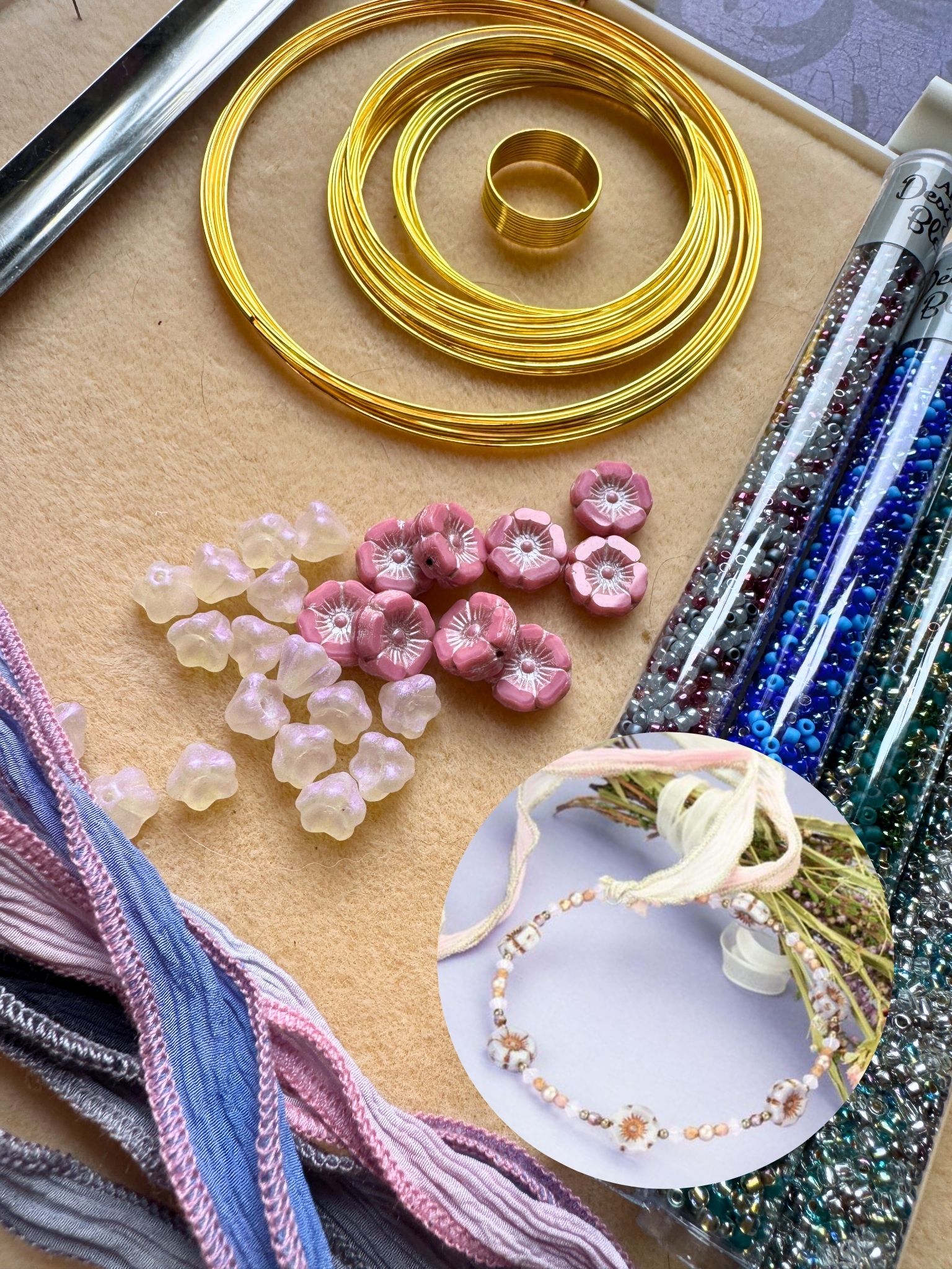 Beading with Becky: Memory Wire and Artbeads Designer Bead Blends