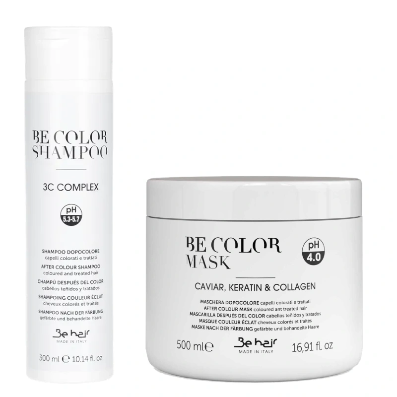 Be Hair BE COLOR Pack Capillaire Caviar, Keratine & Collagen 2x1