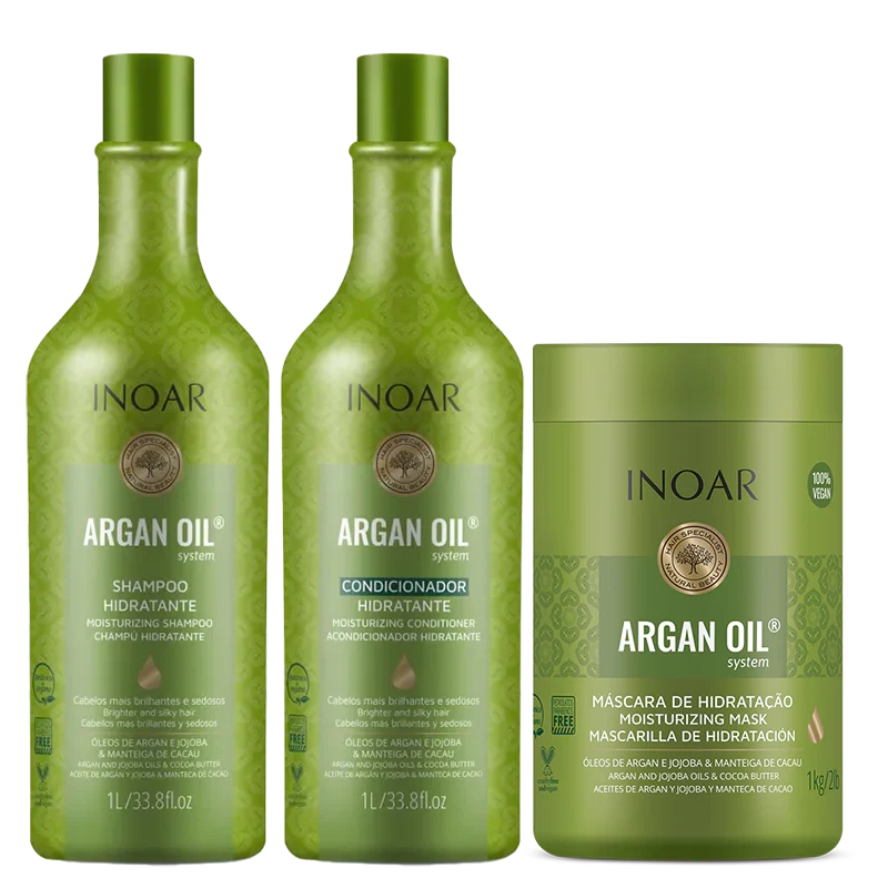 INOAR ARGAN OIL KIT 3 PRODUITS
