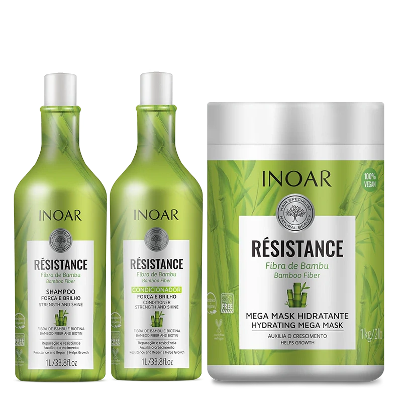 INOAR BAMBU KIT 3 PRODUITS