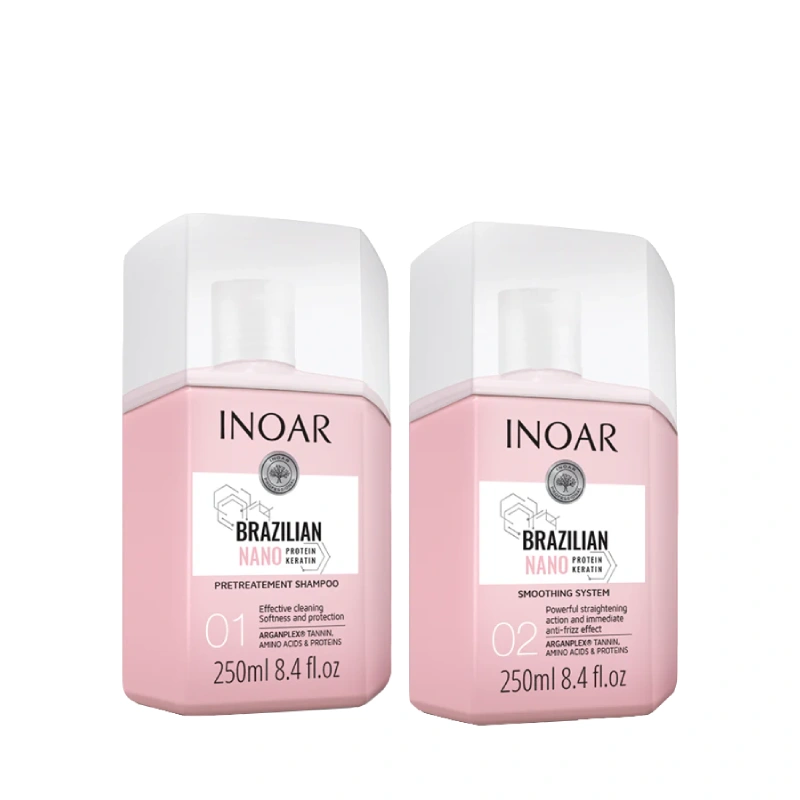 Inoar Brazilian NANO Protein Keratin Kit Mini 2x250ml