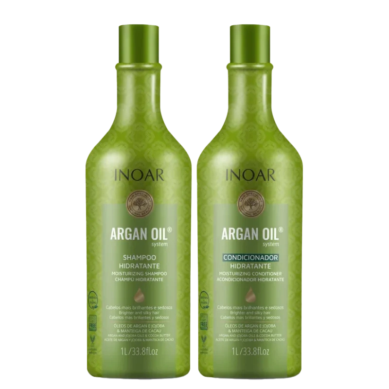 INOAR KIT DUO ARGAN OIL HIDRAT 1L