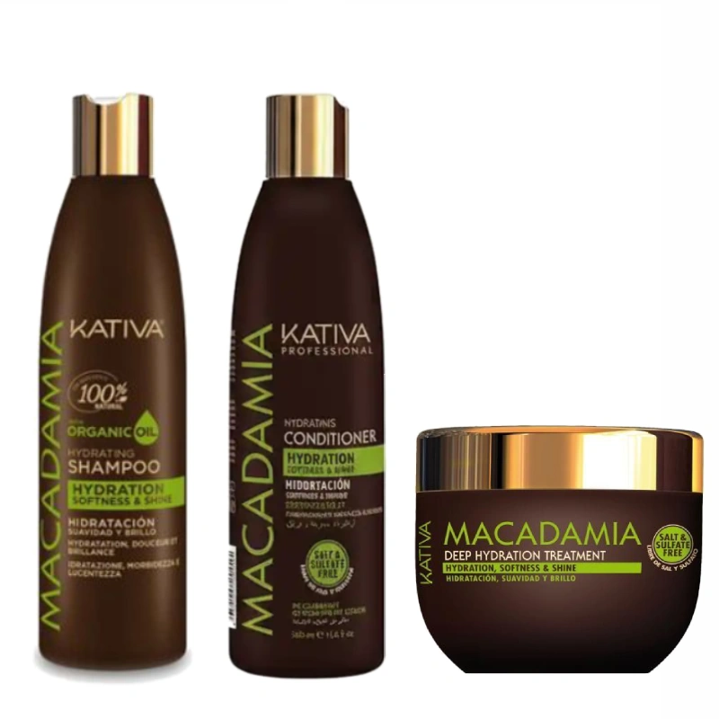 Kativa Macadamia Pack Capillaire 3en1