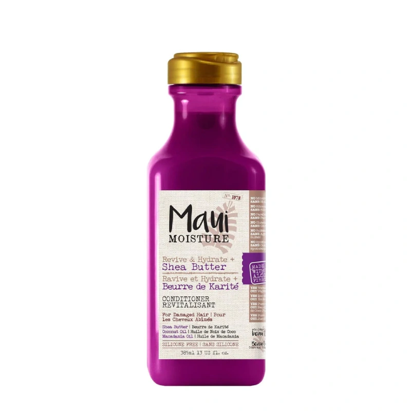 Maui Moisture Beurre de Karité Après Shampoing Cheveux abimés 385 ml