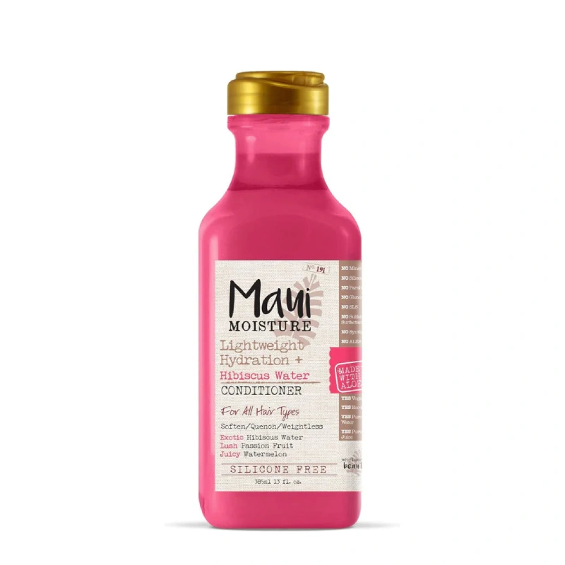 Maui Moisture Eau d'hibiscus Après Shampoing Tout type Cheveux 385 ml