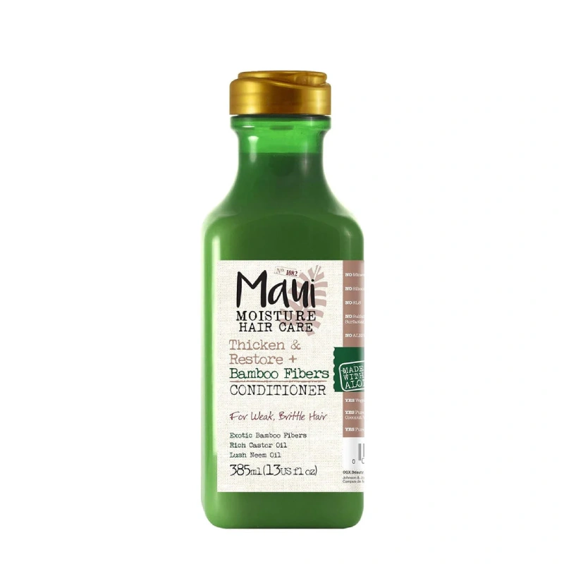 Maui Moisture Fibres de Bambou - Après Shampoing cheveux fins 385 ml