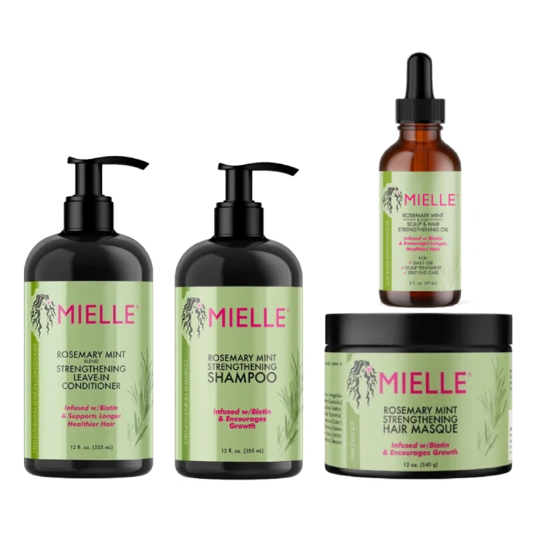 Mielle Rosemary Pack Capillaire Complet Cheveux Bouclés 4x1